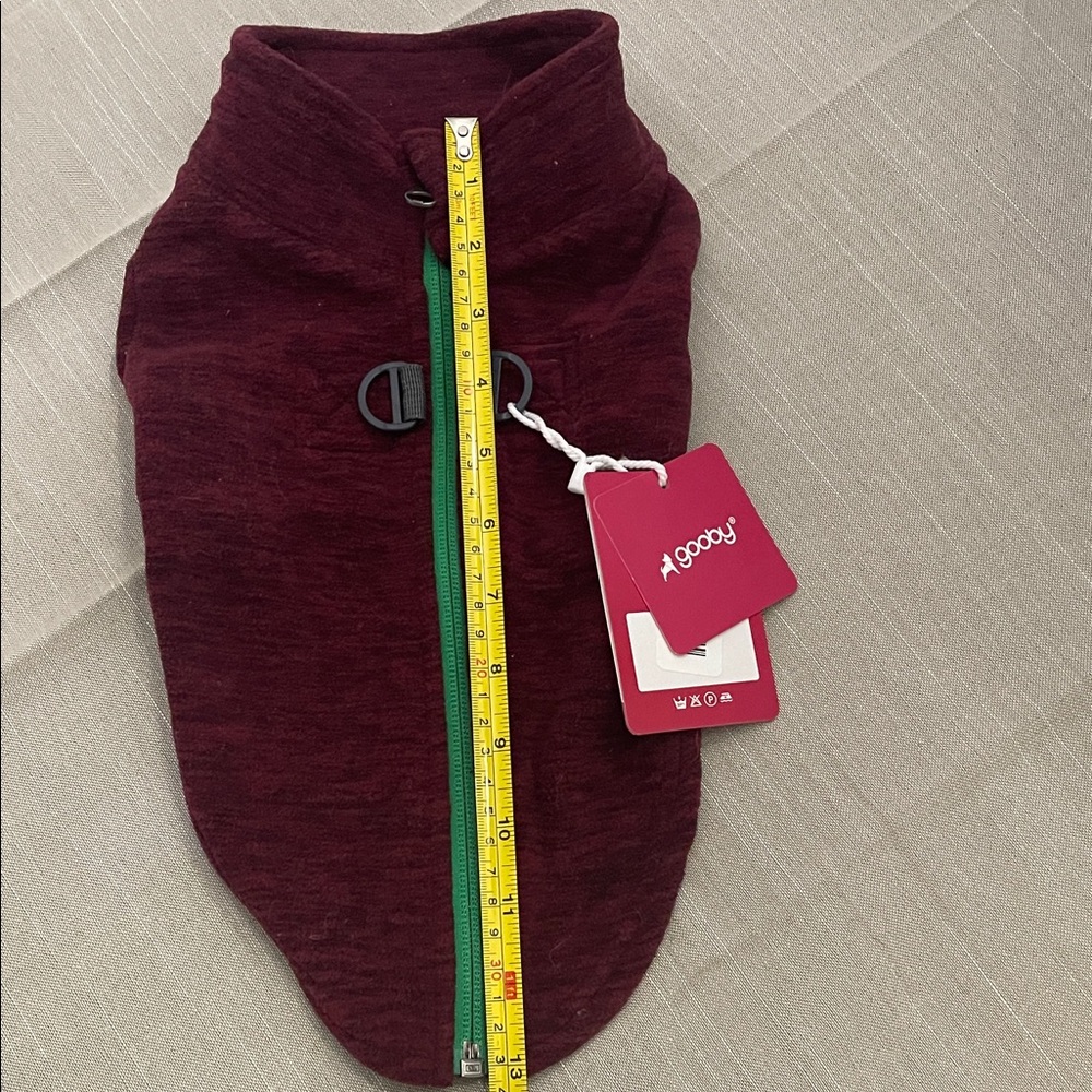 AG Burgundy Dog Fleece coat
